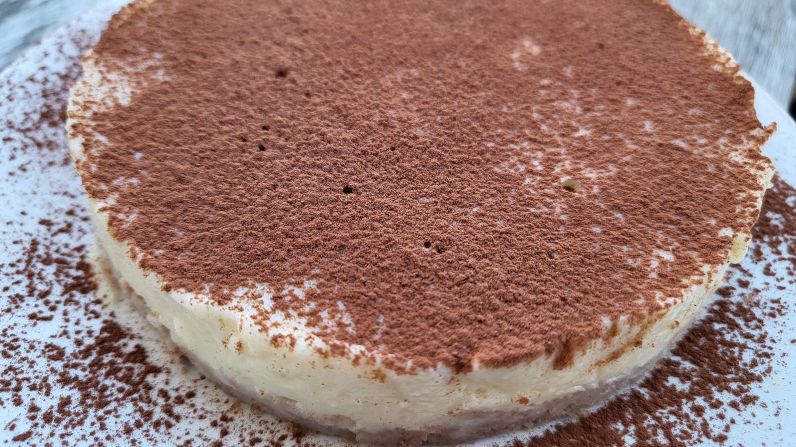 Cheesecake tiramisù proteica