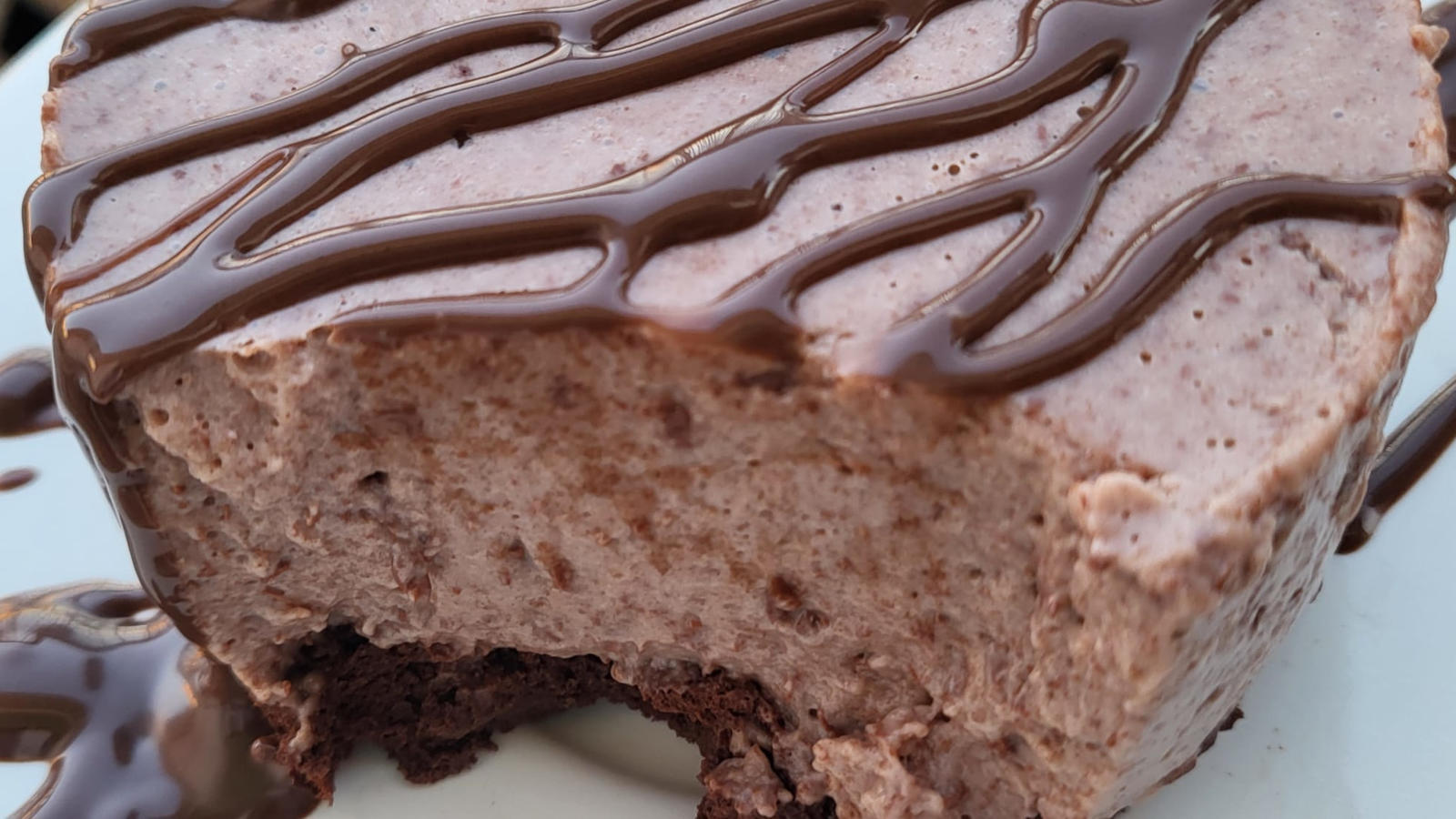 Cheesecake proteica al cioccolato