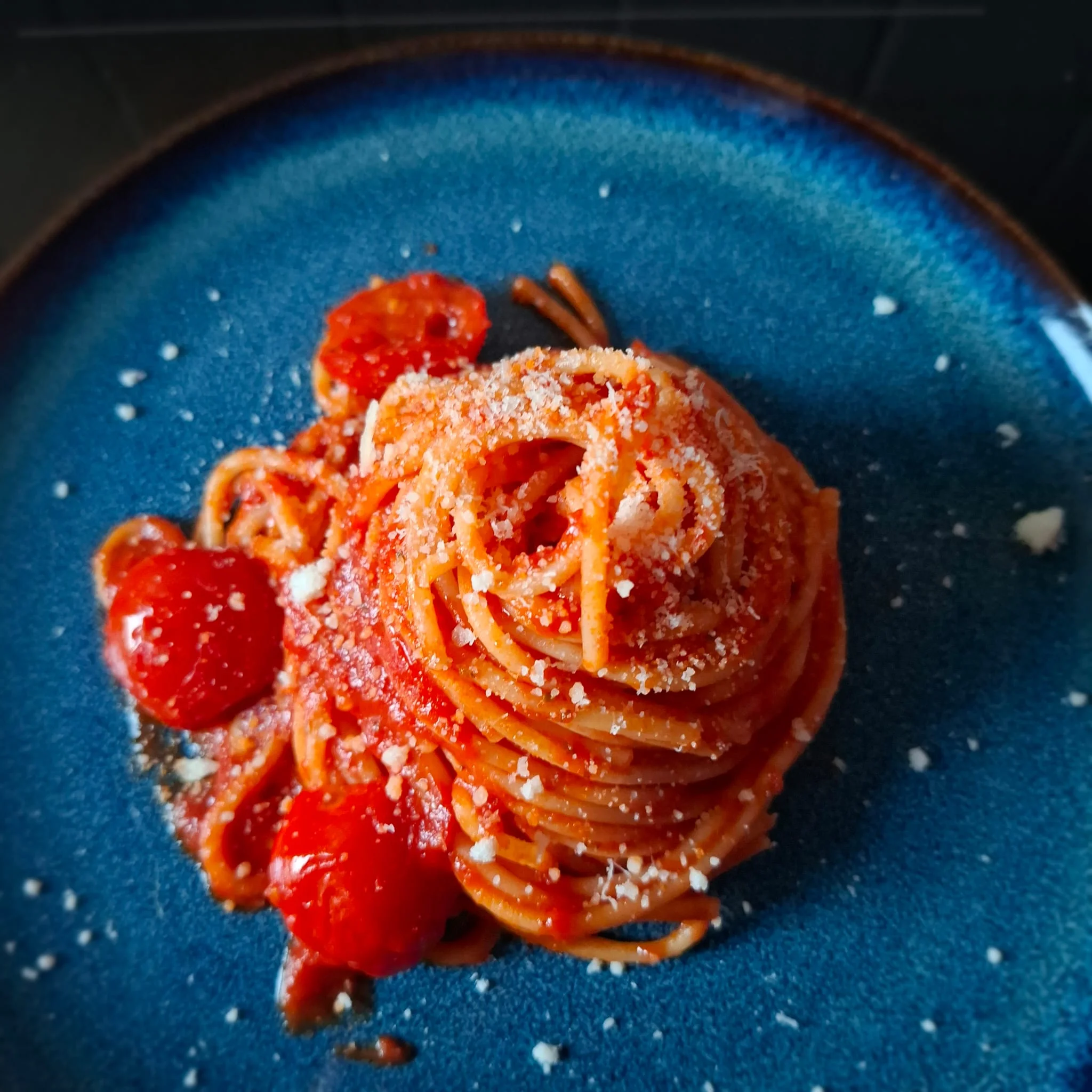 Pasta al pomodoro con pomodorini