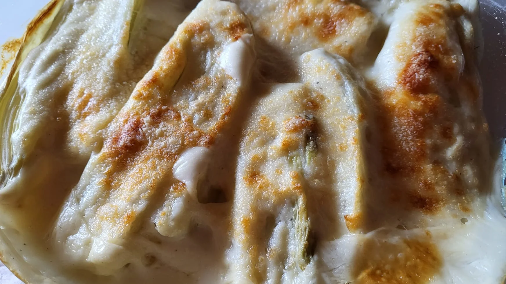 Finocchi gratinati con la besciamella